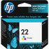 HP Inc. HP C9352AN HP 22 (C9352AN) Original Standard Yield Inkjet Ink Cartridge - Cyan, Magenta, Yellow - 1 Each