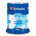 VERBATIM AMERICAS LLC Verbatim 98493  CD-R Printable Disc Spindle, Blue/White, Pack Of 100