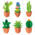 CREATIVE TEACHING PRESS, INC. Creative Teaching Press CTP104130  Positively Plants 3-D POP Potted Plants 18-Piece Bulletin Board Set