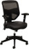 Basyx BSXVL531SB11 Task Chair: Leather, Black