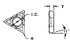 Everede Tool 04310 Boring Insert: TPGH231 CS2, Solid Carbide