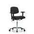 Blue Ridge Ergonomics MSC48810 Task Chair: Vinyl, Black