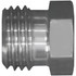 Brennan D2408-L15-SS-X Metal Compression Tube Fittings; Fitting Type: Plug Body ; Material: Stainless Steel ; Thread Size (mm): M22x1.5 ; Tube Inside Diameter: 15.000 ; Tube Outside Diameter (mm): 15 ; Overall Length (Decimal Inch): 0.7087