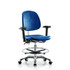 Blue Ridge Ergonomics MSC43535 Task Chair: Polyurethane, Blue