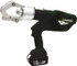 Greenlee EK12IDLX230 Power Crimper: 24,000 lb Capacity, Lithium-ion Battery Included, Pistol Grip Handle, 230V