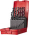 DORMER 5969715 Drill Bit Set: Jobber Length Drill Bits, 15 Pc, 0.0625" to 0.5" Drill Bit Size, 118 °, High Speed Steel