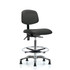 Blue Ridge Ergonomics MSC46863 Task Chair: Vinyl, Charcoal