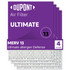 FILTERS-NOW.COM, INC. DuPont FD6.88X15.88A.DU_4  Ultimate Air Filters, 15-15/16in x 6-15/16in x 1in, Pack Of 4 Filters