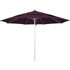 California Umbrella 194061619193 Patio Umbrellas; Fabric Color: Purple ; Base Included: No ; Fade Resistant: Yes ; Diameter (Feet): 11 ; Canopy Fabric: Pacifica