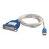 LASTAR INC. C2G 22429  6ft USB to Serial Adapter - USB to DB25 Serial RS232 Cable - M/M - Serial adapter - USB - RS-232 - gray