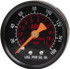 ARO/Ingersoll-Rand 104502 FRL Pressure Gauge: Glass (Lens) & Steel (Case), 1/4" Port, 160 Max psi, Use with Super-Duty Regulator