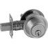 Falcon D211CP6 626 Deadbolts; Deadbolt Type: Deadlocking Latch ; Lock Type: Single Cylinder ; Finish: Satin Chrome ; Hand Orientation: Non-Handed ; Lockset Grade: Grade 2