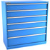 Champion Tool Storage DS2700601ILC-BB Storage Cabinets; Cabinet Type: Welded Storage Cabinet ; Cabinet Material: Steel ; Width (Inch): 56-1/2 ; Depth (Inch): 22-1/2 ; Cabinet Door Style: Solid ; Height (Inch): 59-1/2