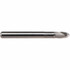 Emuge 1921.001 Ball End Mill: 2 Flute, Solid Carbide