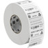 ZEBRA TECHNOLOGIES VTI, INC. 17157 Zebra Polyester Thermal Transfer Labels, 2in x 1in, White, 2530 Per Roll, Case Of 12 Rolls