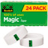 3M CO Scotch 810K24  Magic Tape, Invisible, 3/4 in x 1000 in, 24 Tape Rolls, Clear, Home Office and School Supplies