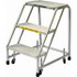 Ballymore A4S Aluminum Rolling Ladder: 4 Step