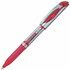 PENTEL OF AMERICA, LTD. BL57B Pentel EnerGel Deluxe Liquid Gel Pen, Medium Point, 0.7 mm, Silver Barrel, Red Ink