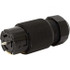 Bryant Electric CS6364L Locking Inlet: Connector, Industrial, Non-NEMA, 125 & 250V, Black