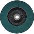 3M 7010308901 Flap Disc: 7/8" Hole, 80 Grit, Zirconia Alumina, Type 29