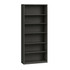 HNI CORPORATION S82ABCP HON Brigade 6 Shelf Transitional Modular Shelving Bookcase,81-1/8inH x 34-1/2inW x 12-5/8inD, Black