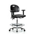 Blue Ridge Ergonomics MSC43210 Task Chair: Polyurethane, Black