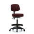 Blue Ridge Ergonomics MSC42287 Adjustable Height Swivel Stool: Olefin, 24" Seat Width, 24" Seat Depth