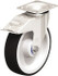 Blickle 910271 Swivel Top Plate Caster: Polyurethane, 8" Wheel Dia, 2" Wheel Width, 660 lb Capacity, 9-1/4" OAH