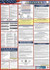 AccuformNMC 24" Wide x 40" High Laminated Paper Labor Law Information Poster LLPS-AZ