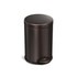 SIMPLEHUMAN LLC simplehuman CW2040  Round Stainless-Steel Mini Step Trash Can, 1.2 Gallons, 12-1/8inH x 7-5/8inW x 10inD, Dark Bronze