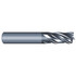 Eliminator 600-1250-010 Corner Radius End Mill: 1/8" Dia, 1-1/2" LOC, 0.01" Radius, 4 Flutes, Solid Carbide