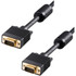 4XEM 4XVGAMMHQ50  50FT High Quality Dual Ferrite M/M VGA Cable - 50 ft VGA Video Cable for Video Device, Monitor, Projector, Interactive Display - First End: 1 x 15-pin HD-15 VGA - Male - Second End: 1 x 15-pin HD-15 VGA - Male - Supports up to 2560 