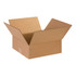 B O X MANAGEMENT, INC. 14145 Partners Brand Flat Corrugated Boxes, 14in x 14in x 5in, Kraft, Pack Of 25