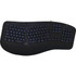 ADESSO INC AKB-150EB Adesso Tru-Form 150 3-Color Illuminated Ergonomic Keyboard, Black, AKB-150EB