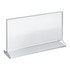 AZAR DISPLAYS 142718  Top-Load 2-Sided Acrylic Horizontal Sign Holders, 7in x 11in, Clear, Pack Of 10