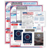 TAX FORMS PRINTING, INC. EFEDFCCSB ComplyRight Federal Contractor General Industry Labor Law Poster Set, Bilingual