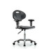 Blue Ridge Ergonomics MSC40151 Task Chair: Polyurethane, Black