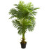 NEARLY NATURAL INC. 5591 Nearly Natural Double Stalk Hawaii Palm 60inH Artificial Tree With Pot, 60inH x 11inW x 11inD, Green