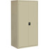 SP RICHARDS 34412 Lorell Fortress Series 24inD Steel Storage Cabinet, Fully Assembled, 5-Shelf, Putty