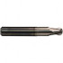 Emuge 1921R.0250 Ball End Mill: 2 Flute, Solid Carbide