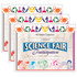 EDUCATORS RESOURCE Hayes H-VA572-3  Certificates, 8-1/2in x 11in, Science Fair Participation, 30 Certificates Per Pack, Set Of 3 Packs