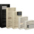 The HON Company HON HONS82ABCS HON Brigade Steel Bookcase | 6 Shelves | 34-1/2"W | Charcoal Finish