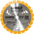 DeWALT DW3578B10 Wet & Dry Cut Saw Blade: 7-1/4" Dia, 5/8" Arbor Hole, 0.071" Kerf Width, 24 Teeth