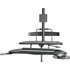Kantek, Inc Kantek STS240 Kantek Mobile Height Adjustable Computer Workstation w/ LCD Mount