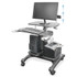 Kantek, Inc Kantek STS240 Kantek Mobile Height Adjustable Computer Workstation w/ LCD Mount