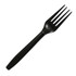 OFFICE DEPOT 3585490693 Highmark Plastic Utensils, Full-Size Forks, Black, Box Of 1,000 Forks