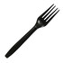 OFFICE DEPOT Highmark 3585490693  Plastic Utensils, Full-Size Forks, Black, Box Of 1,000 Forks