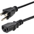 StarTech.com PXT10125 StarTech.com 25ft(7.6m) Computer Power Cord, NEMA 5-15P to C13, 10A 125V 18AWG, Black Replacement AC PC Power Cord, TV/Monitor Power Cable