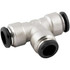 Aignep USA 50230N-10 Push-To-Connect Tube to Tube Tube Fitting: Union Tee