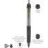 uni-ball Corporation uniball? 42070 uni&reg; Power Tank Retractable Ballpoint Pens